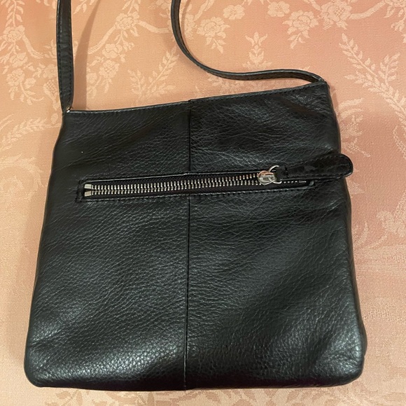 Etienne Aigner Leather Crossbody purse, black - Picture 7 of 12